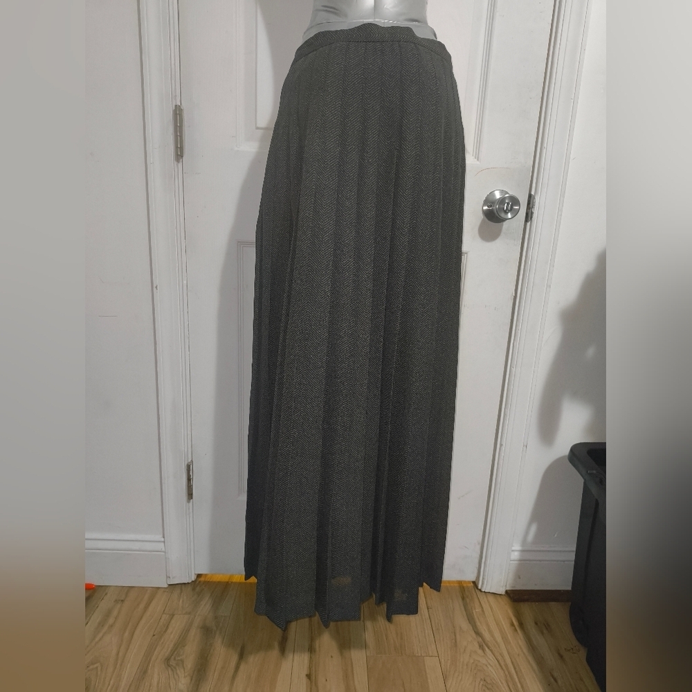 Lafayette 148 New York Dark Gray Maxi Skirt 11 - Picture 2 of 4